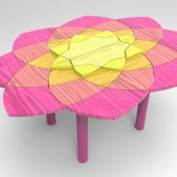 3D mesa para restaurante ROSI LA LOCA Madrid