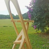 DROP Silla-Cuadro plegable madera