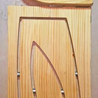 LEAF Taburete-Cuadro plegable madera